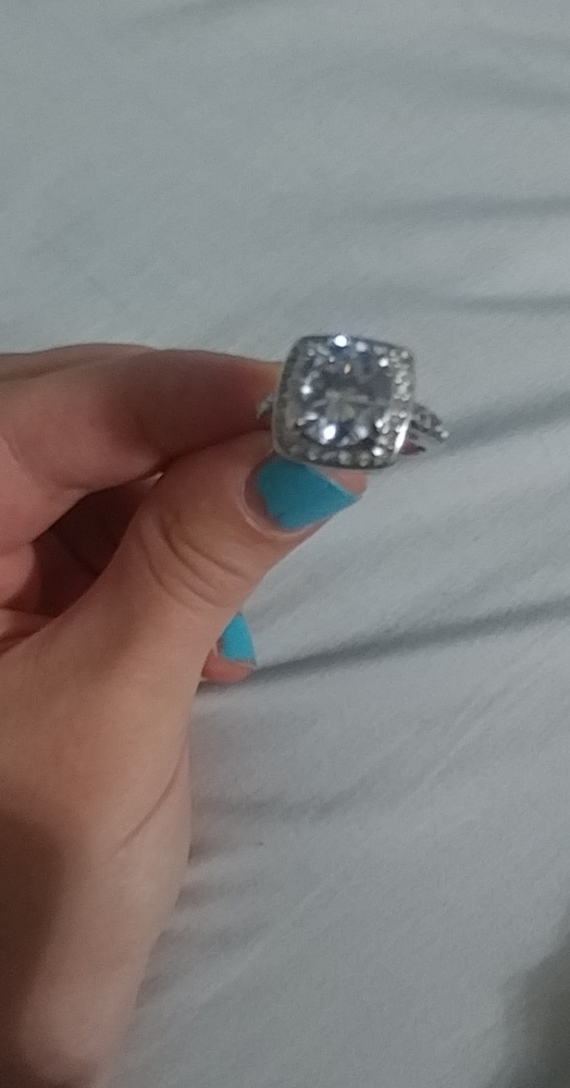 18k Diamond Engagement Ring size 7